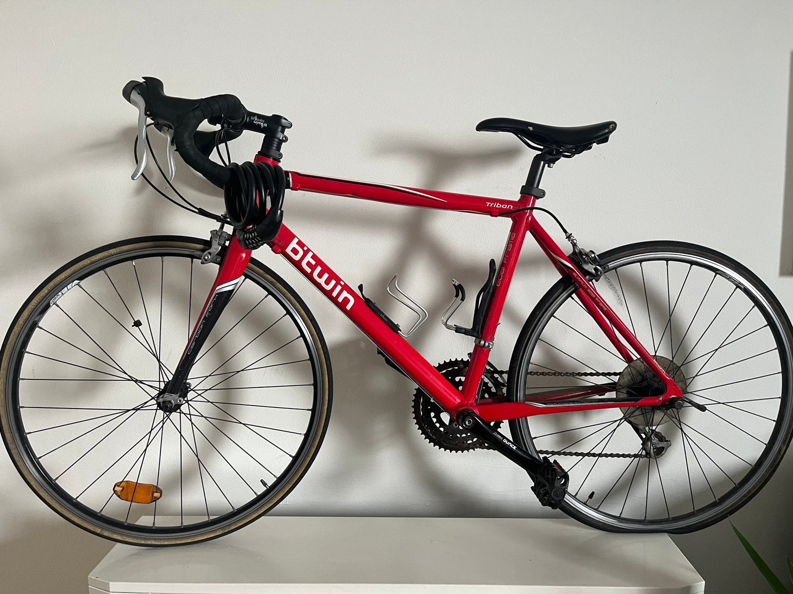 B’twin koersfiets, Fietsen en Brommers, Ophalen, Gebruikt