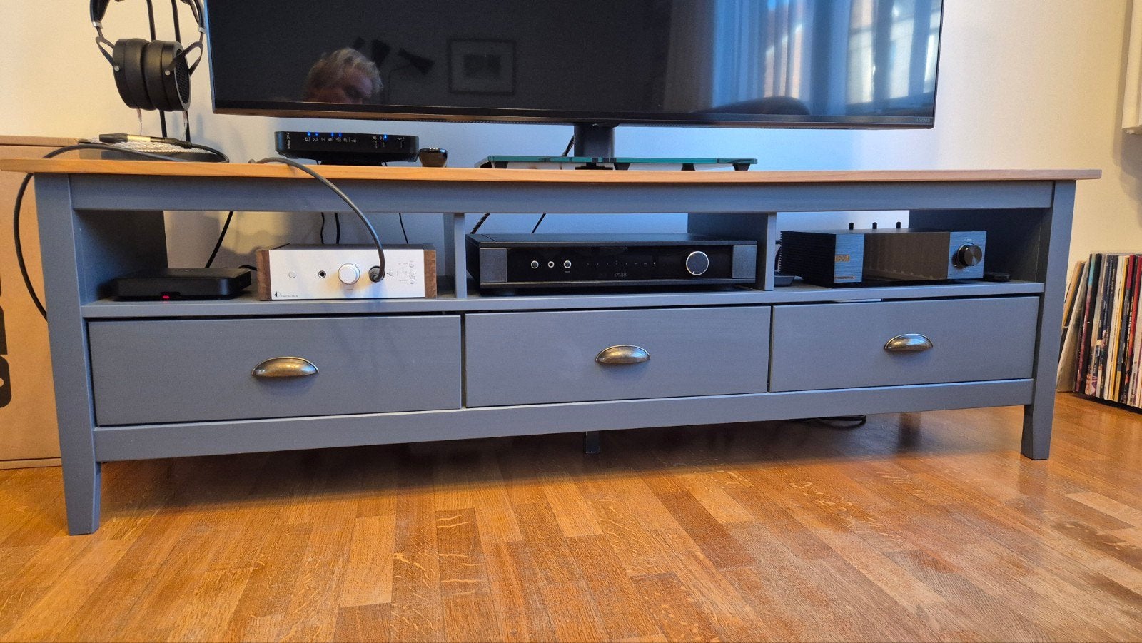 meuble TV video Hifi, Maison & Meubles, 25 à 50 cm, Moins de 100 cm, Pin, 150 à 200 cm
