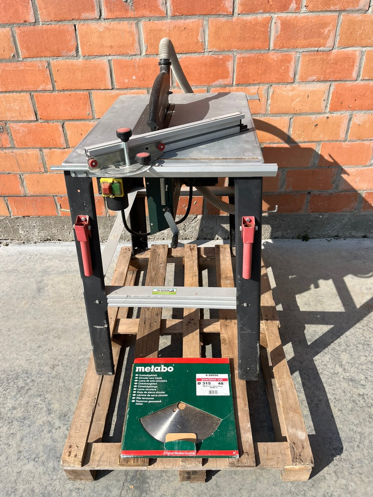 Metabo tafelzaag hout, Doe-het-zelf en Bouw, Gereedschap | Zaagmachines, Ophalen, Gebruikt, 70 mm of meer, Overige typen