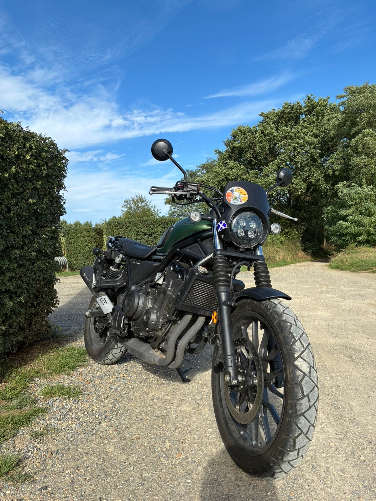 Honda CL500, Handvatverwarming, 2 cilinders, Occasion, Particulier