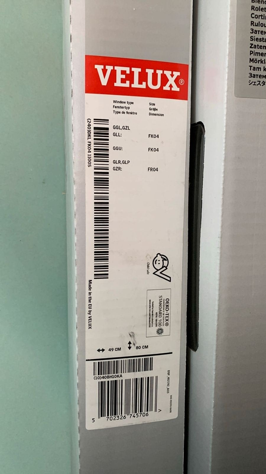Velux zonnewering, Ophalen, Gebruikt