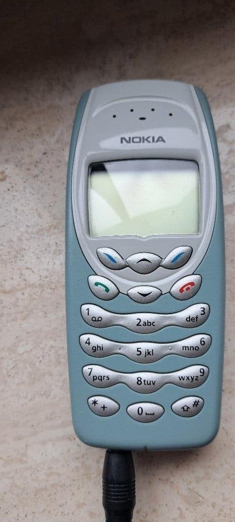 Nokia 3410 d'origine avec chargeur., Classique ou Candybar, Autres couleurs, Comme neuf, Enlèvement