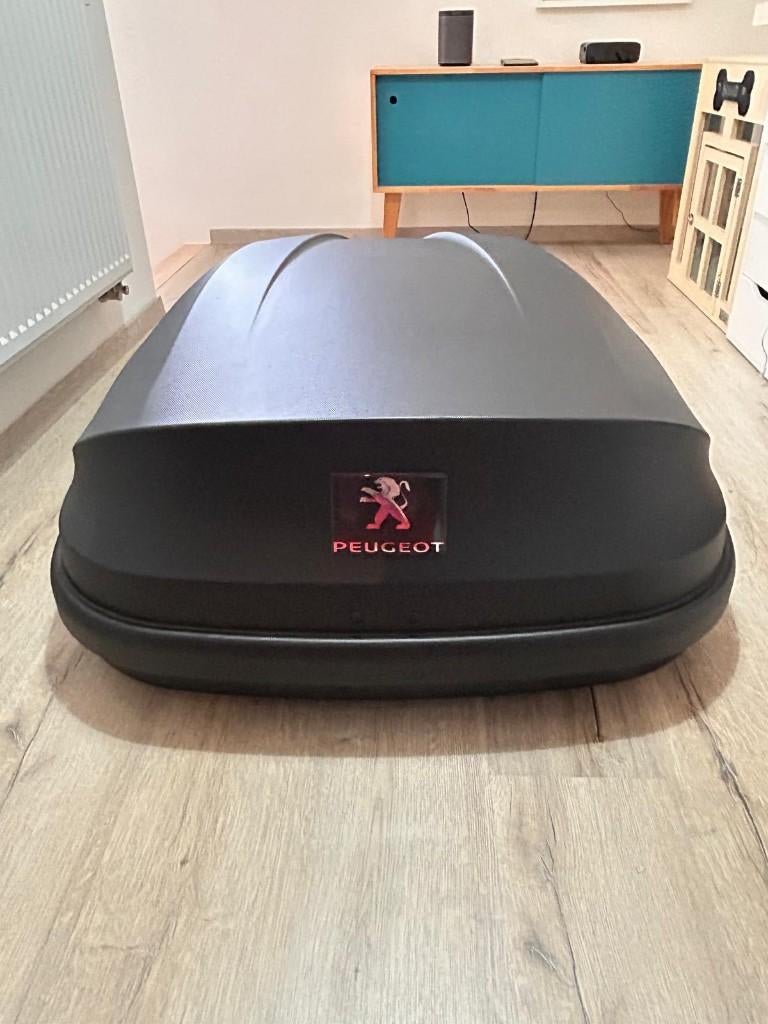 Dakkoffer Peugeot - zo goed als nieuw, Autos : Divers, Coffres de toit, Enlèvement, Comme neuf