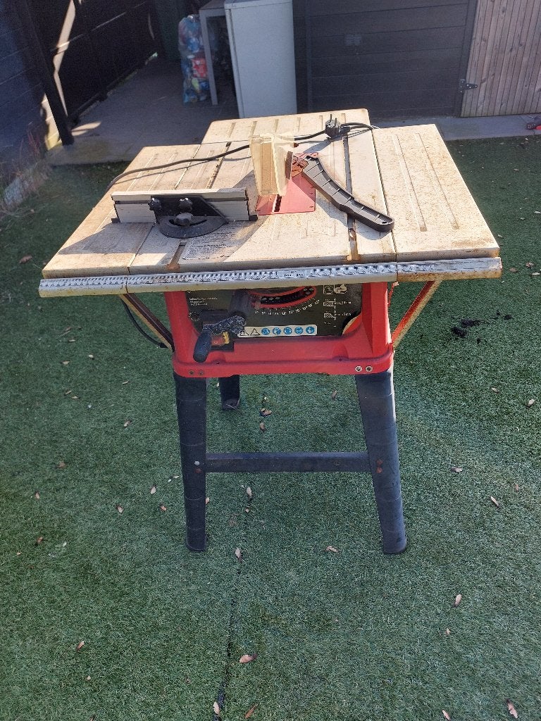 Tafelzaagmachine, Ophalen, Gebruikt
