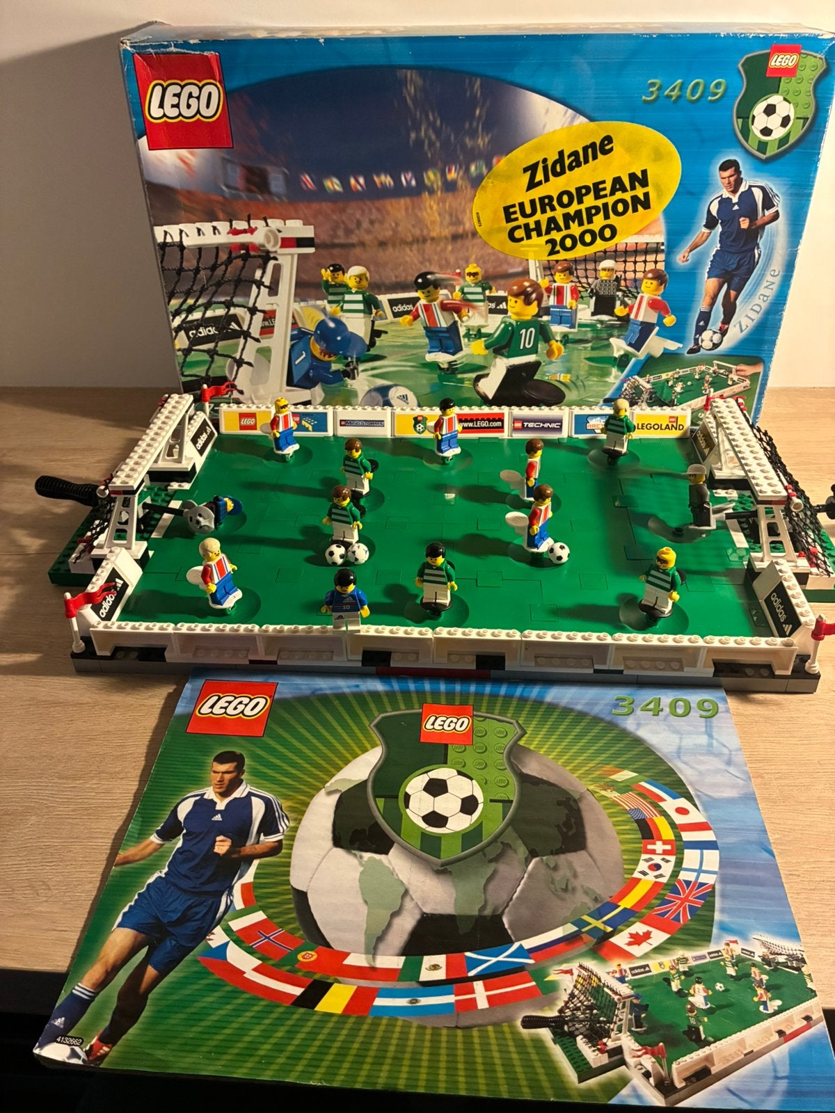 Lego 3409 met zidane european campion 2000, Kinderen en Baby's, Ophalen of Verzenden, Zo goed als nieuw, Lego
