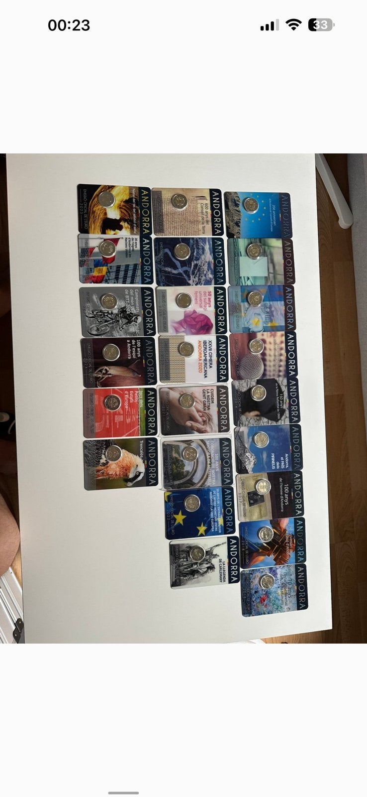 Andorra complete set van 2 euro, Postzegels en Munten, Munten | Europa | Euromunten, Ophalen of Verzenden