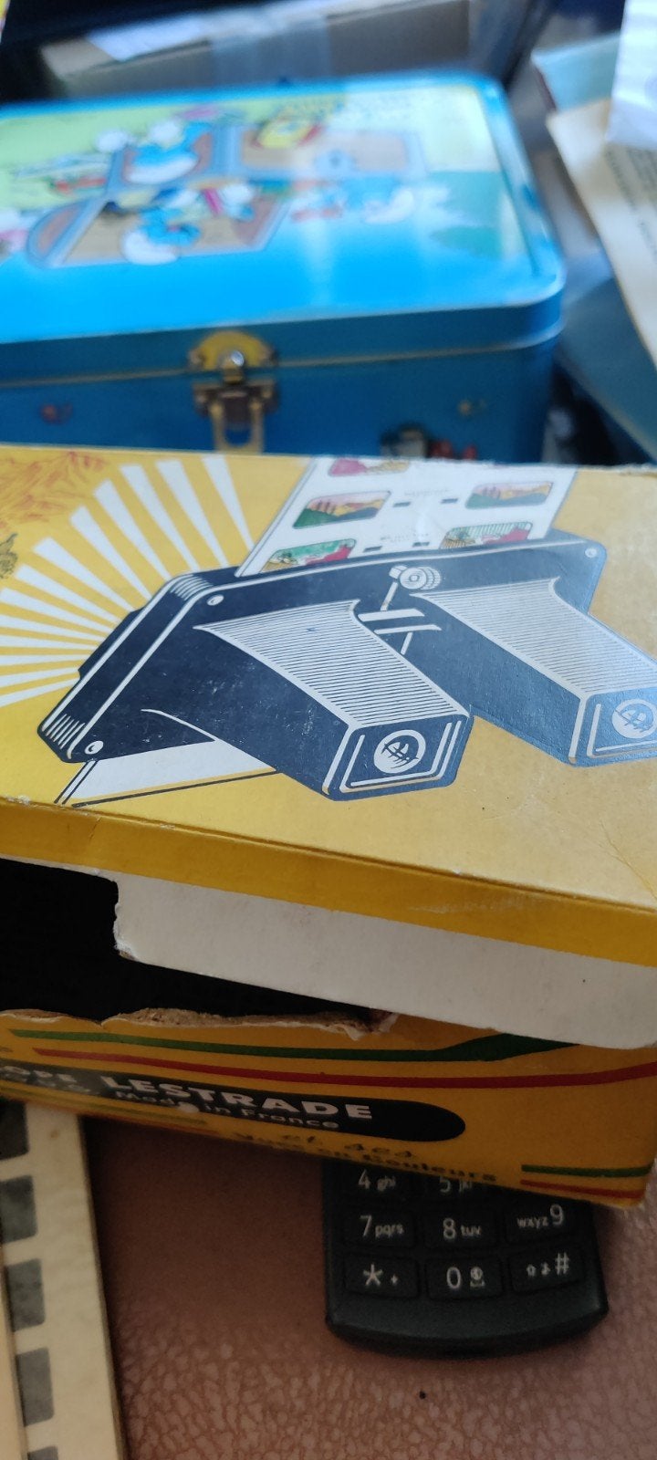 Stereoscope original vintage 1961 + 9 fiches de 10 vues, Ophalen