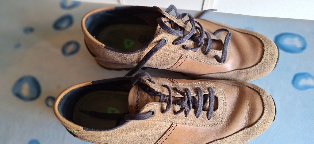 Herenschoenen maat 45, Kleding | Heren, Schoenen, Ophalen, Bruin, Zo goed als nieuw, Veterschoenen