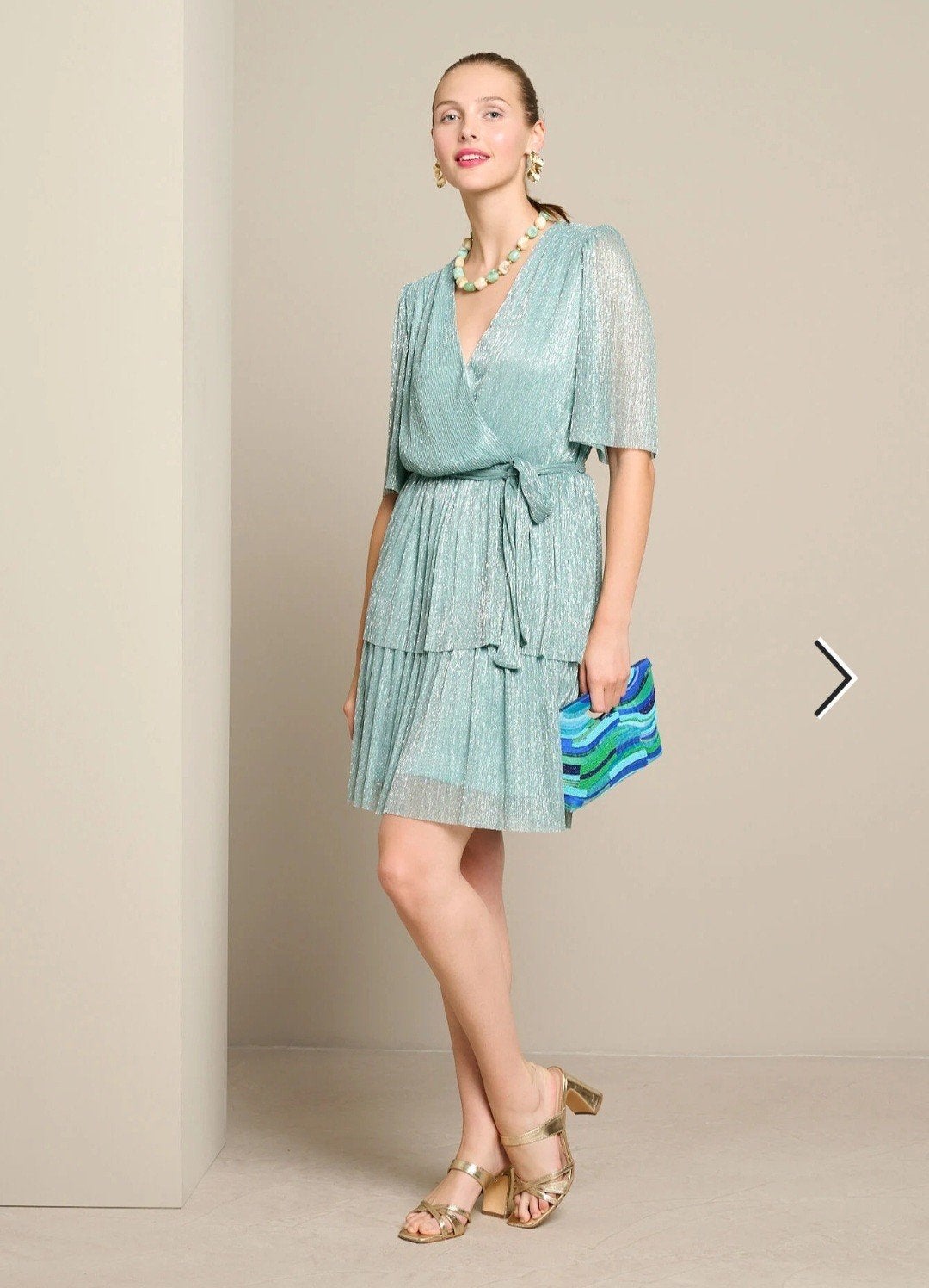 Robe turquoise, Vêtements | Femmes, Enlèvement ou Envoi, Taille 42/44 (L)
