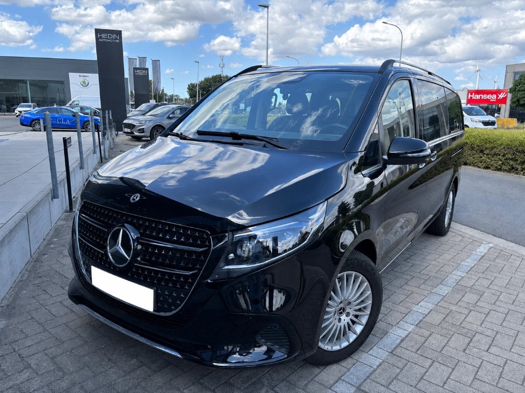 Mercedes-Benz V 300 d (L2) LICHTE VRACHT | KBC Renting, Automaat, Zwart, Leder, 5 deurs