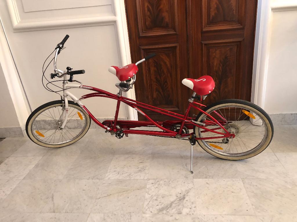 Fiets, Fietsen en Brommers, Velgrem, Versnellingen, 56 cm of meer, Zo goed als nieuw