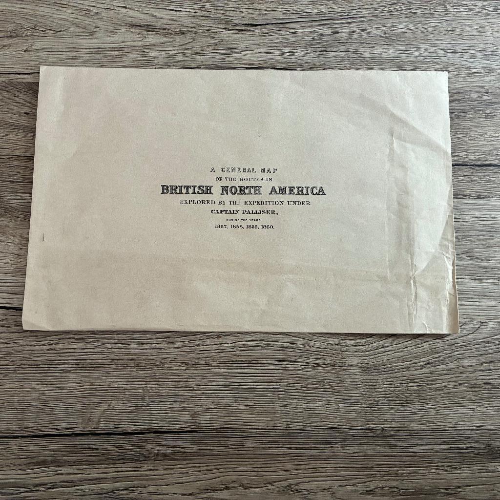 MAP BRITISH NORTH AMERICA gratis levering na afspraak, Boeken, Atlassen en Landkaarten, Gelezen, Ophalen of Verzenden, Landkaart