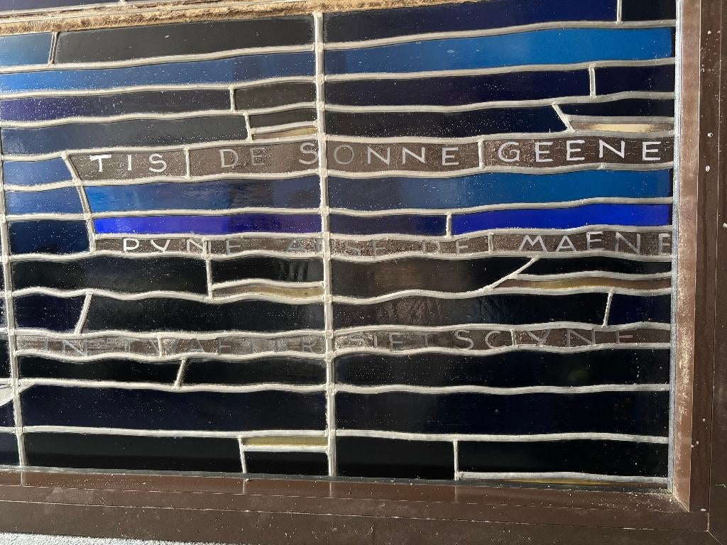 glas in lood, Ophalen