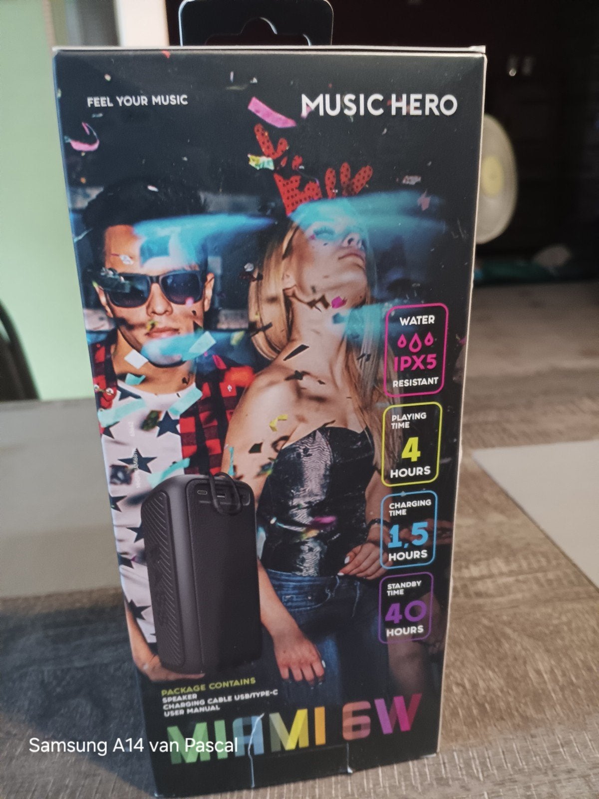 SBS MHSPMIAMI6BTK, Neuf, Autres marques, Enlèvement ou Envoi, Enceinte portable