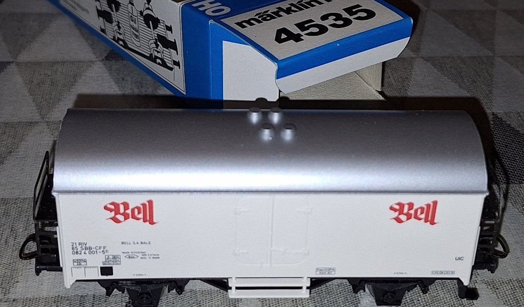 Märklin HO 4535 koelwagen "Bell" van de SBB, Hobby & Loisirs créatifs, Trains miniatures | HO, Enlèvement ou Envoi, Comme neuf