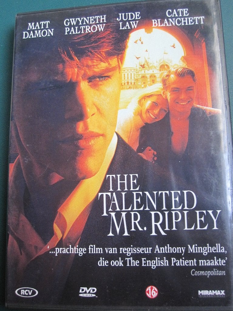 Le talentueux M. Ripley (1999), CD & DVD, Enlèvement ou Envoi, Anglais, Thriller d'action, À partir de 16 ans