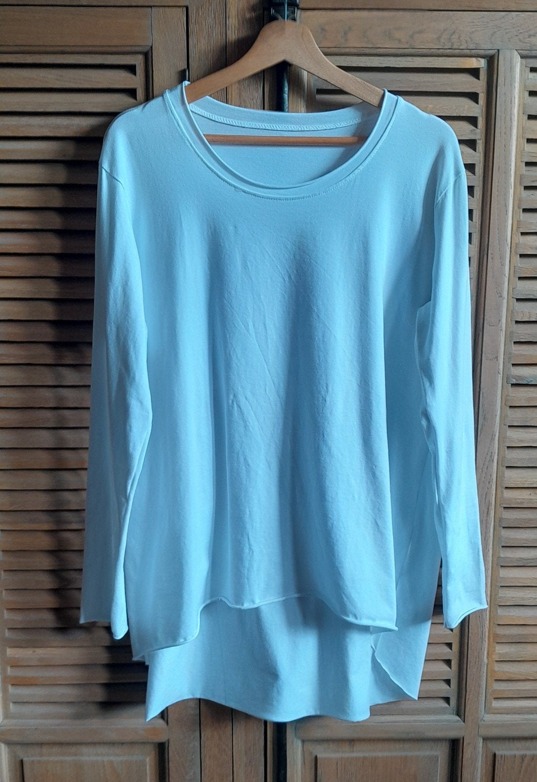 Prachtig wit T-shirt/Tuniek X.L Italy., Made in Italy, Ophalen of Verzenden, Zo goed als nieuw, Blouse of Tuniek