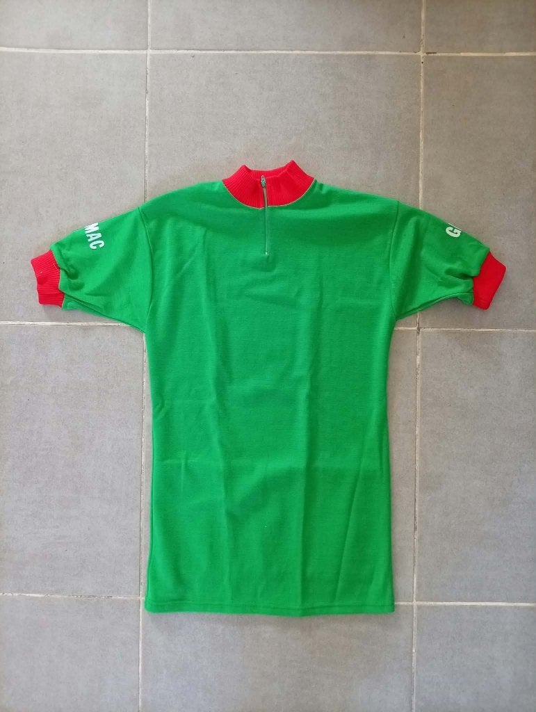 Vintage wielertrui Gromac, XS, Dames, Ophalen of Verzenden, Zo goed als nieuw