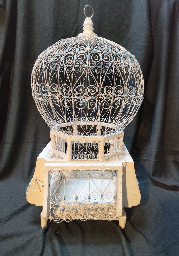 Cage à transformé en bougeoir magnifique !, Antiquités & Art, Antiquités | Bougeoirs, Enlèvement, Autres matériaux