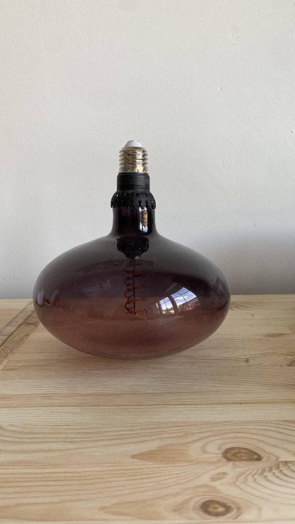 Plafonnier IKEA — plafonnier en verre violet, Enlèvement ou Envoi, Moderne, Source lumineuse incluse, Comme neuf