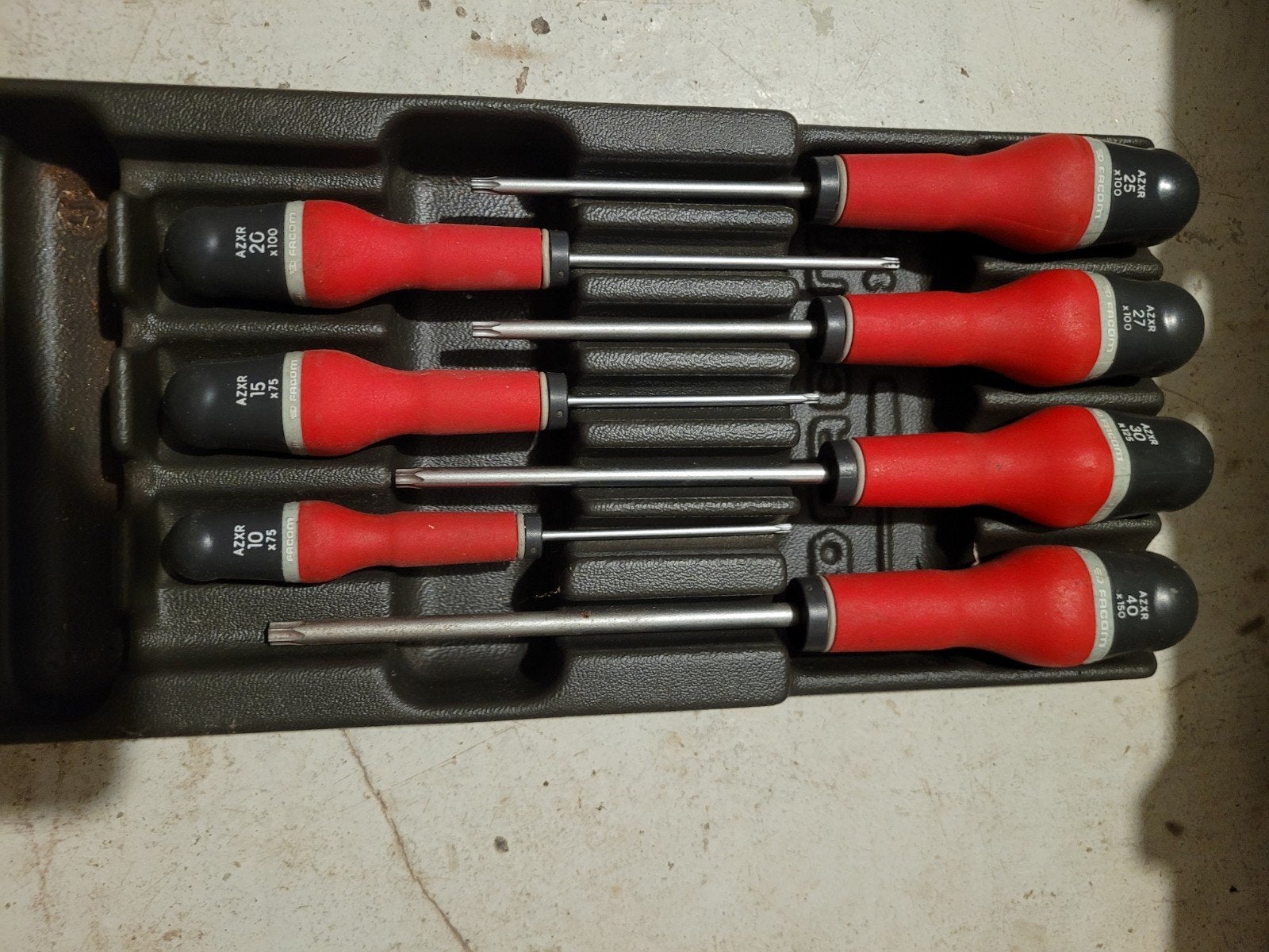 module FACOM de 7 tournevis Resistorx (Torx de sécurité),, Enlèvement ou Envoi
