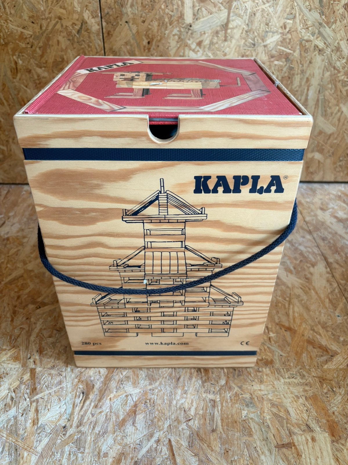 Blocs Kapla 280 pièces + livret, Enlèvement, Comme neuf
