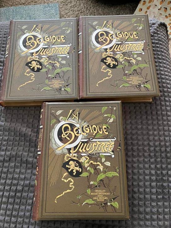 3 livres la belgique  illustrée 3 tomes, Enlèvement ou Envoi