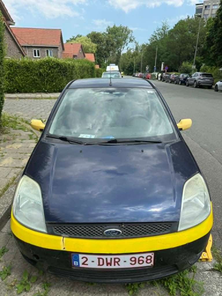 Ford Fiesta 2003 voor export, Autos, Achat, Boîte manuelle, Bleu, Break