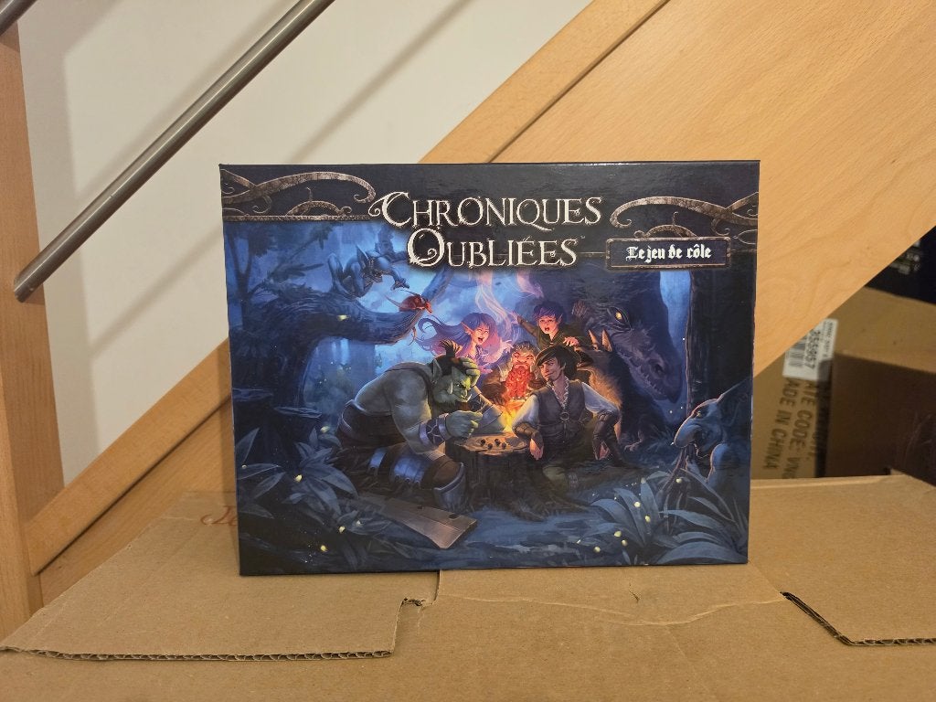 Jeu "Chroniques Oubliées" - Boîtes d'Initiation + Extension, 1 ou 2 joueurs, Enlèvement, Comme neuf, Blackrock Edition