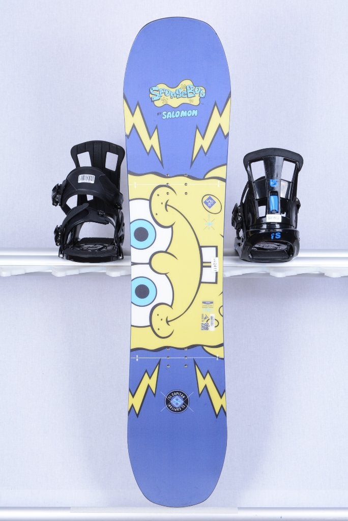 Snowboard 110 cm pour enfants SALOMON SPONGEBOB EL CAPITAN, Envoi, Utilisé, Planche