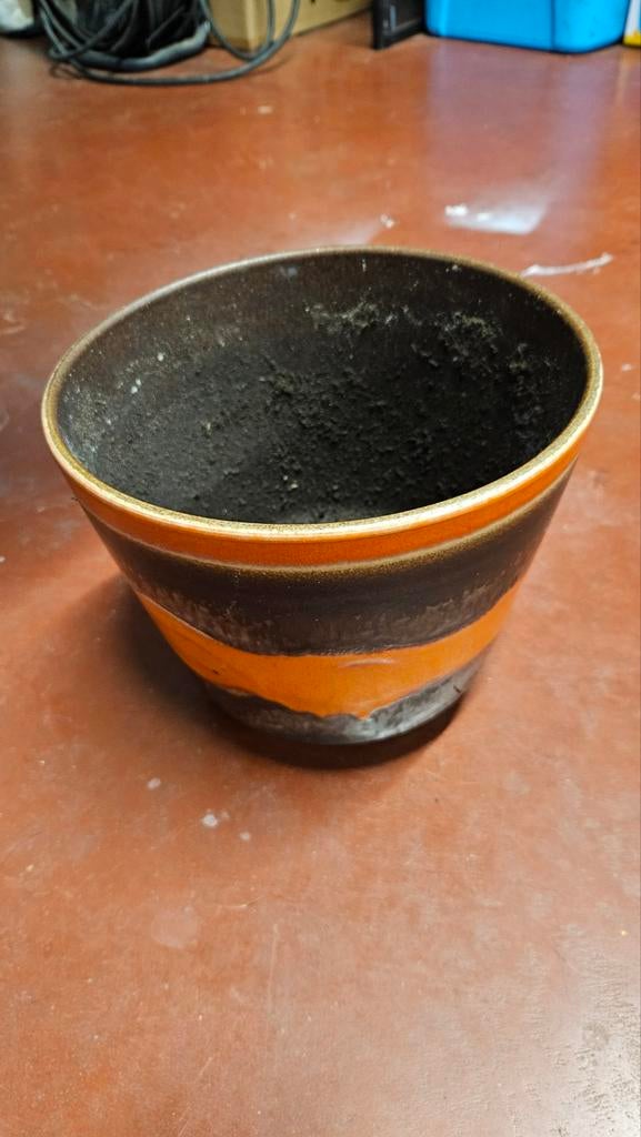 Vintage bloempot West Germany, Tuin en Terras, Bloempotten, Ophalen