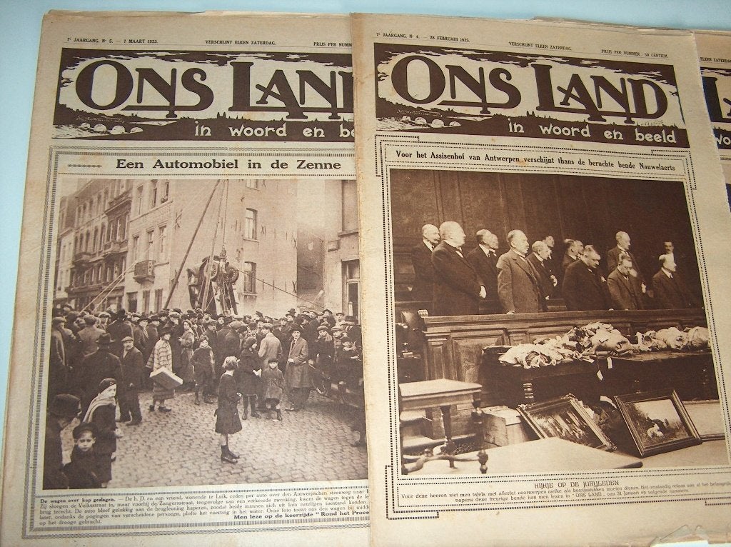 De bende Nauwelaerts - Ons Land 1925, Boeken, Tijdschriften en Kranten, Ophalen of Verzenden, Gelezen, Overige typen