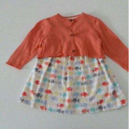 Setje kleedje olifantjes met bolero Mexx 6-9maand, Mexx, Meisje, Ophalen of Verzenden, Zo goed als nieuw