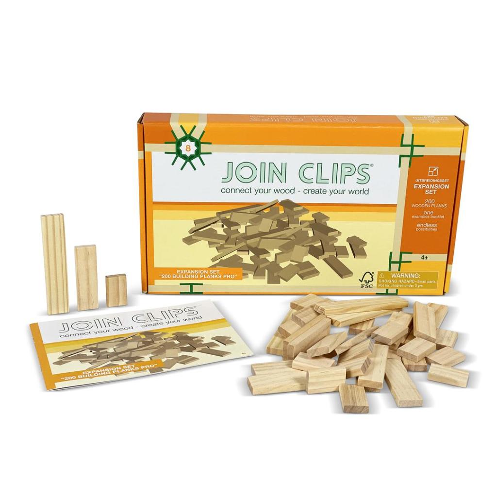 join clips : uitbreiding - aanvulset 200 bouwplankjes JC200, Kinderen en Baby's, Ophalen of Verzenden, Nieuw, Overige typen