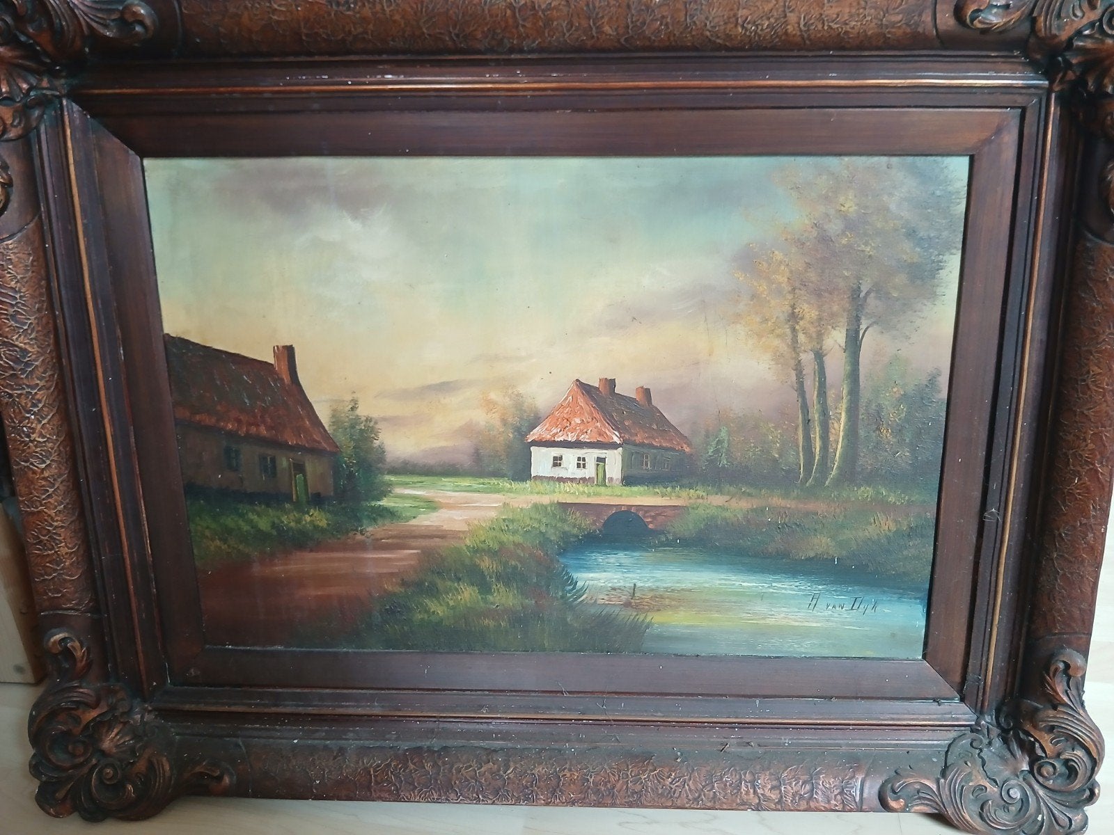 schilderij, Enlèvement, Toile