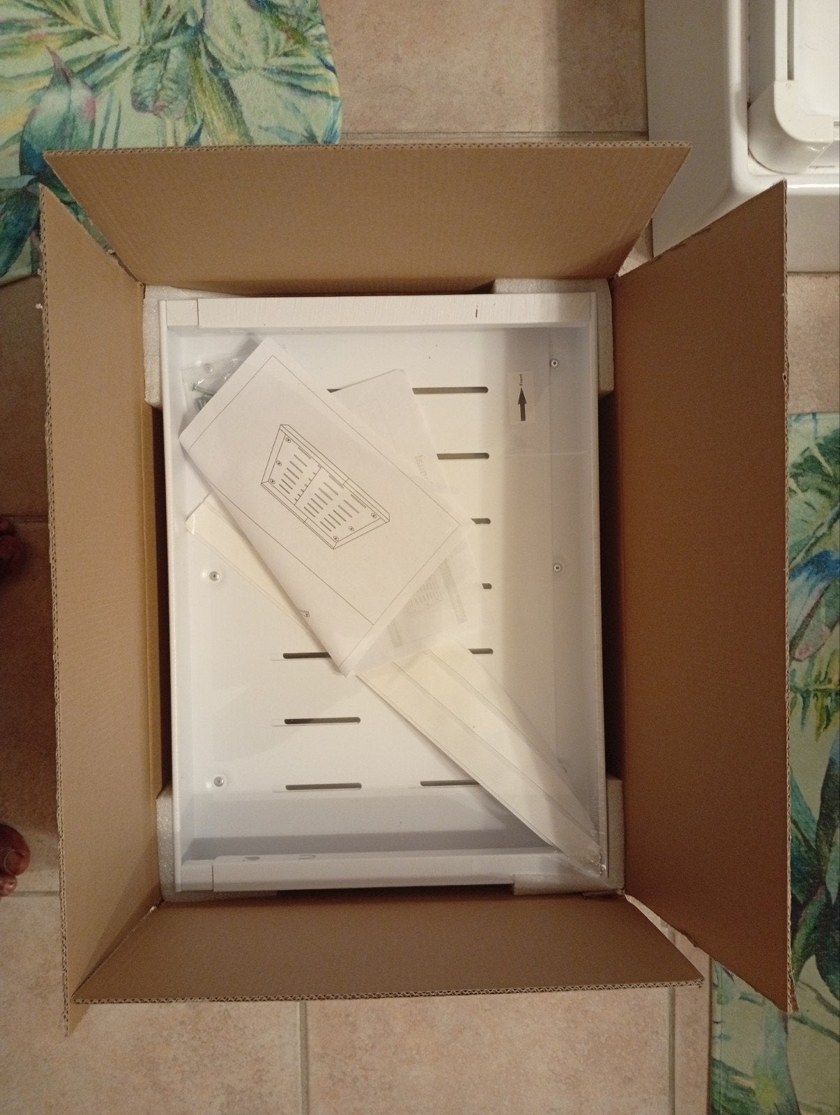 Tiroir coulissant extensible, largeur réglable à 52cm, blanc, Maison & Meubles, Armoires | Étagères, Envoi, Neuf