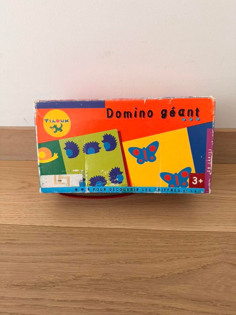 Spel “Domino géant”, Ophalen, Gebruikt