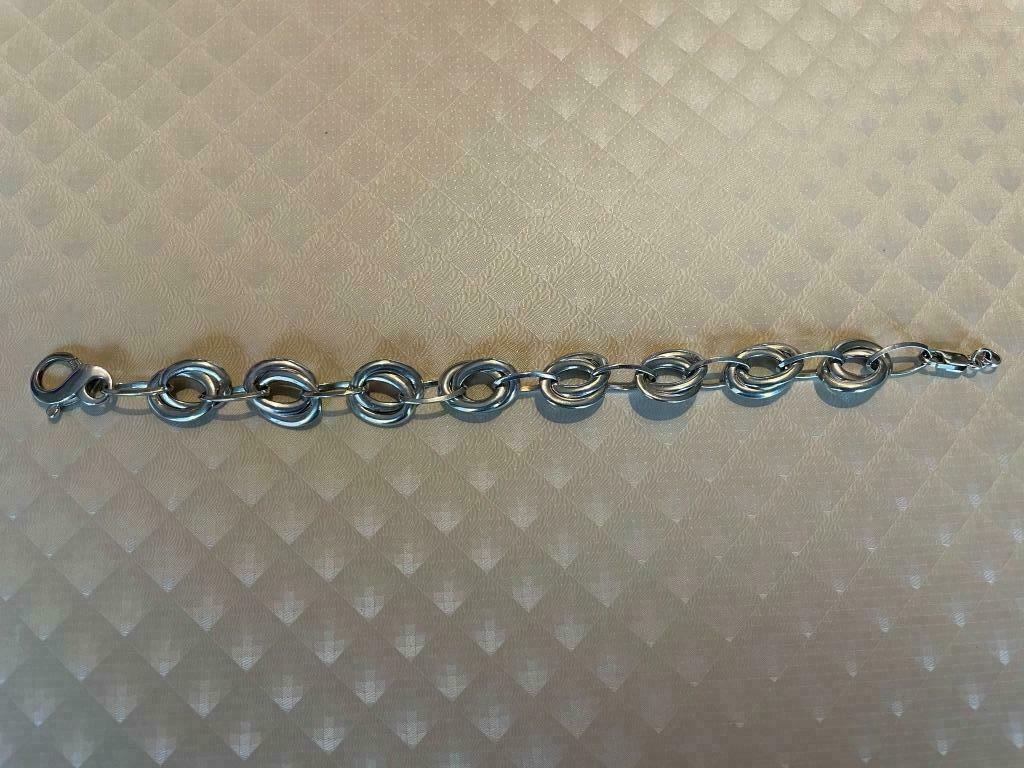 Armbanden (3 stuks), Ophalen of Verzenden, Gebruikt, Zilver, Overige materialen