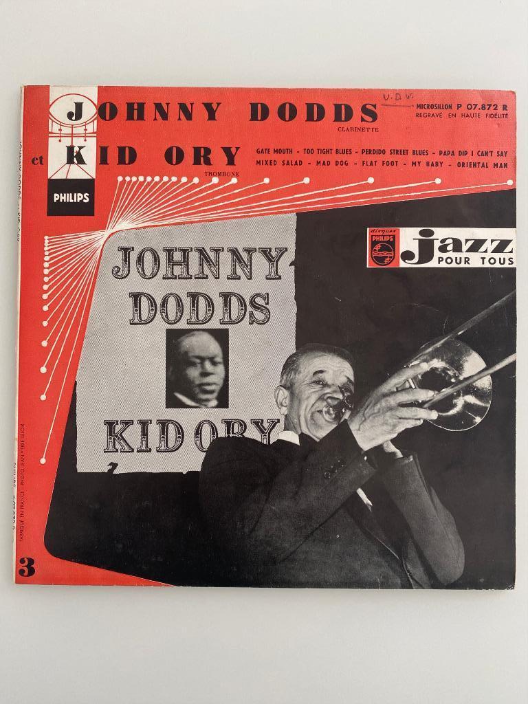 Johnny Dodds Et Kid Ory ‎– Johnny Dodds Et Kid Ory 1957, CD & DVD, Vinyles | Jazz & Blues, Utilisé, Jazz, Avant 1940, 10 pouces