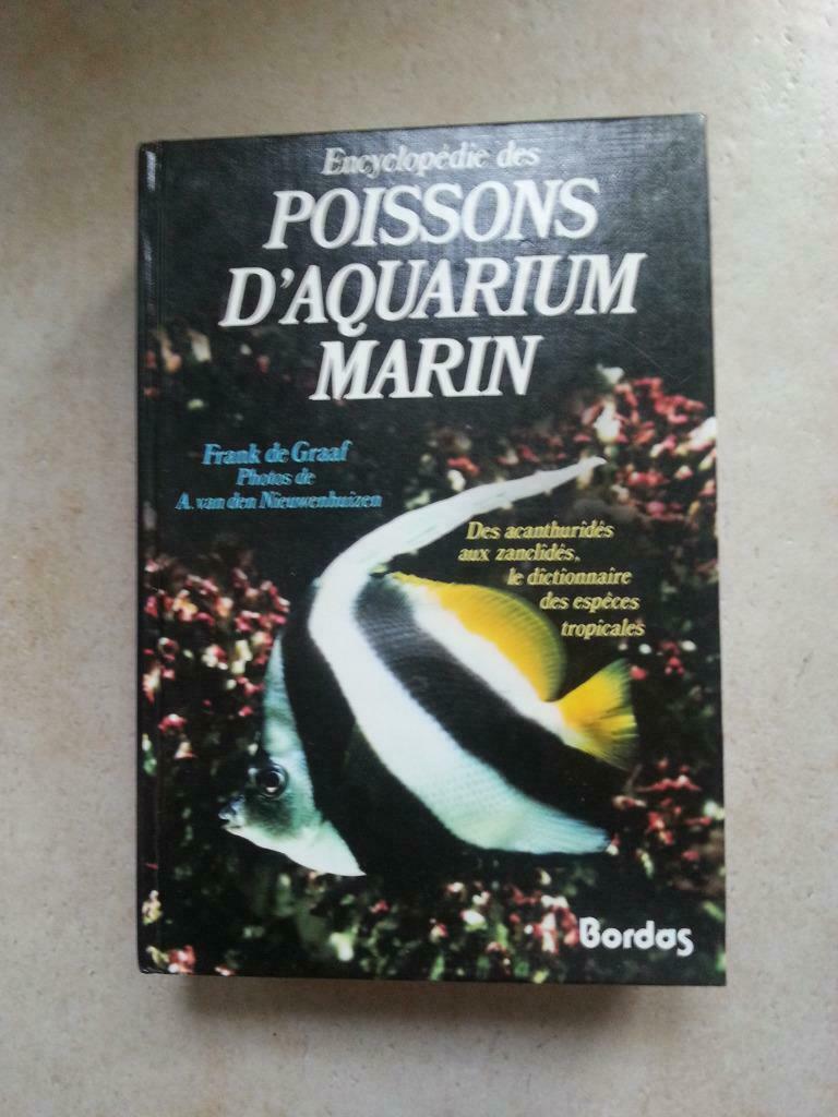 Encyclopédie des poissons d'aquarium marin, Enlèvement ou Envoi, Comme neuf, Poissons