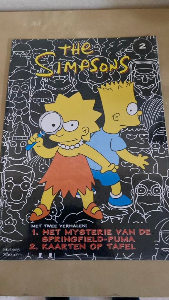 Het mysterie van de Springfield - Puma ; Kaarten op tafel, Enlèvement ou Envoi, Neuf, M. Groening