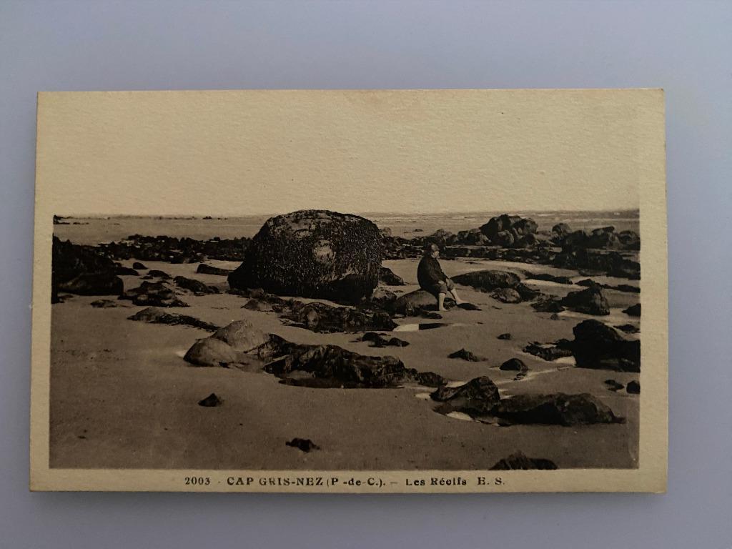 Vintage Postkaart Cap Gris-Nez Les Récifs, Ophalen of Verzenden, 1920 tot 1940, Ongelopen, Frankrijk
