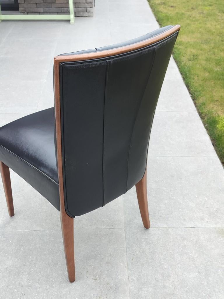 6-persoons eetkamer set + 5 side-tables UNIEK, Ophalen, Zo goed als nieuw, Klassieke eetset met extra tafels, 6 tot 8 stoelen