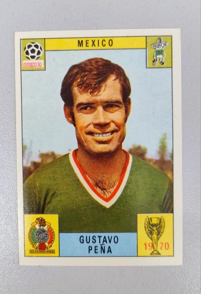 Panini Mexico 70: Mexico - Gustavo Pena. Nooit gekleefd., Ophalen of Verzenden, Zo goed als nieuw