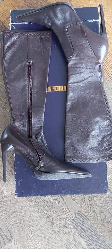 Leren boots, Ophalen of Verzenden, Zo goed als nieuw