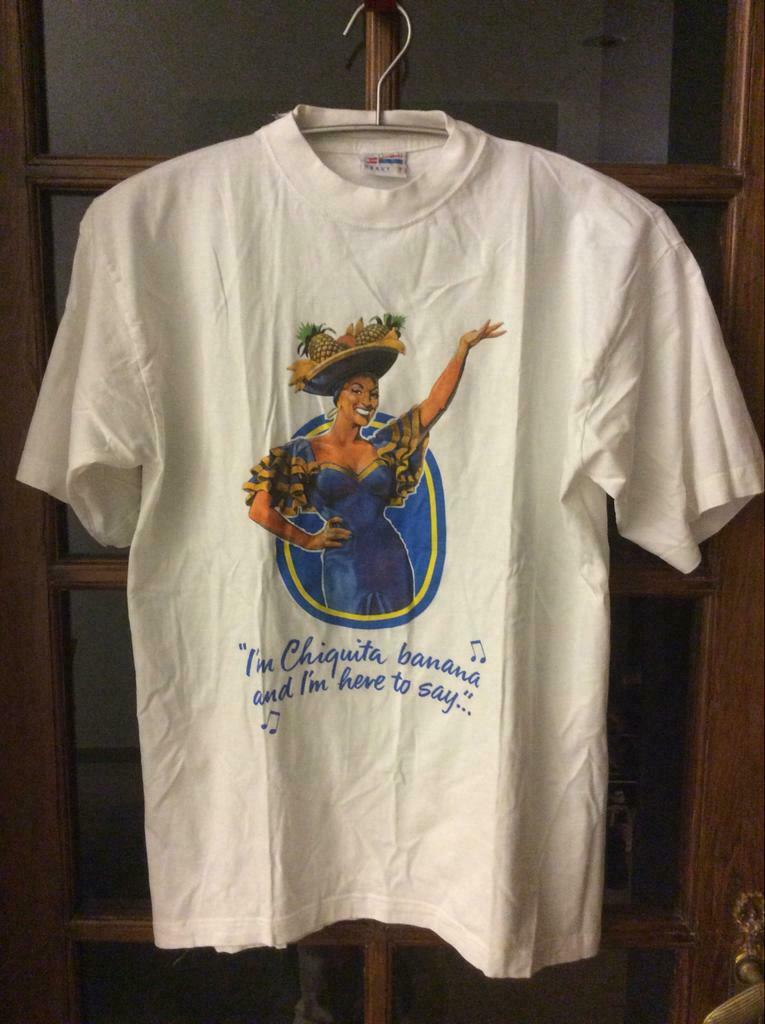 CHIQUITA Original T Shirt, Wit, Zo goed als nieuw, Korte mouw, Chiquita