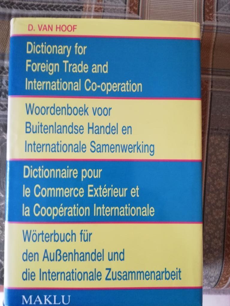 Woordenboeken: internationale handel + buitenlandse handel, Boeken, Ophalen of Verzenden, Zo goed als nieuw