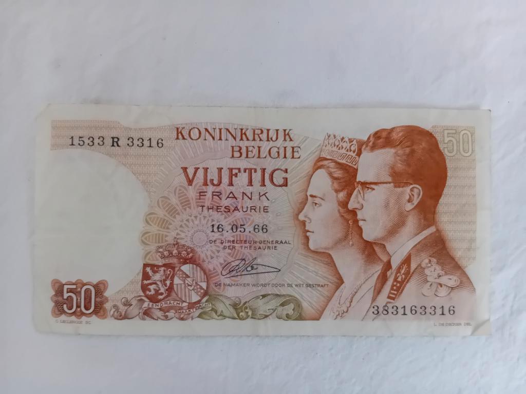 billet de 50 francs Belge 1964, Enlèvement ou Envoi, Billets en vrac