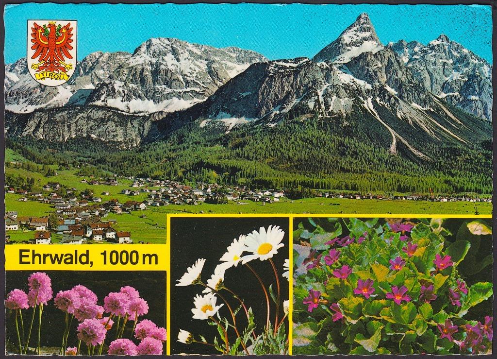 1981 - AUTRICHE - Ehrwald : Gruß aus Ehrwald + REUTTE, Envoi, 1980 à nos jours, Affranchie, Autriche