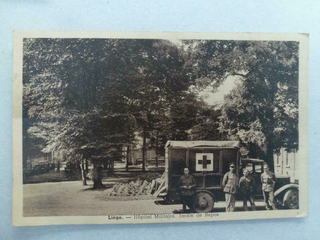 Luik  Liége Hôpital Militaire Jardin de repos, Verzenden, Gelopen, Luik